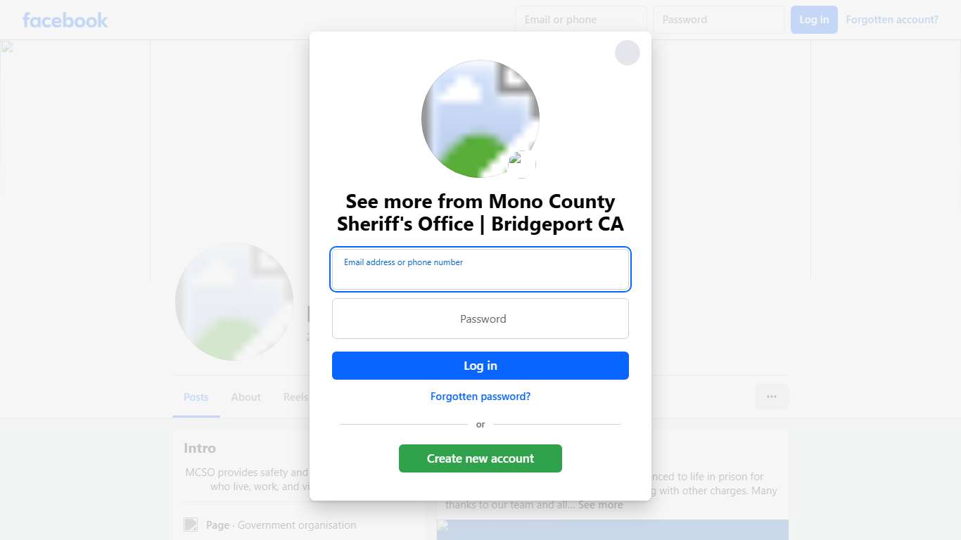 Mono County Sheriff's Office Bridgeport CA Facebook